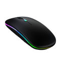 LED RGB backlight Rechargeable Gaming wireless mouse. 