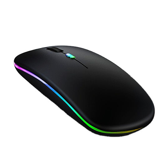 LED RGB backlight Rechargeable Gaming wireless mouse