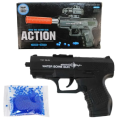 Water Bomb Gun Action Water Bullet Bomb Gun with 1000 Gel Bullets (26cm) - Water Bomb Gun for Kids. 