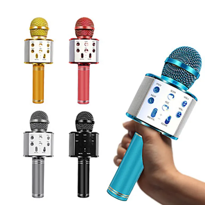 Wireless%20Microphone%20Bluetooth%20Karaoke%20Speaker%20Handheld%20Mic%20Ktv%20Party%20Player%20Portable%20Kids%20Gift%20Led%20Usb%20Studio%20WS-858%20NEW%202021%20%E2%80%93%20Features%20lavalier%20mic%20.%20-%20Image%203