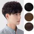 【Popular Categories】 Hair Accessories Fashion Short Curly Wig Natural Brown Male Wavy Wigs Handsome Hair Extensions Men Synthetic Hair Daily.