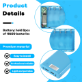 AF91-DIY 8X18650 Portable Power Bank Case Box LCD Display Dual USB Power Bank Box KIT Power Bank 18650. 