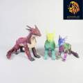 3D Printed Flexi Drake Dragon - Various Colors & Sizes - PLA. 