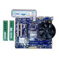 Core 2 Quad Combo Pack | Samsung DDR3 G41 Motherboard / Q6600 Processor / Samsung DDR3 2GB × 2 RAMS / CPU Cooler / IO Shield. 