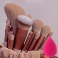 13PCS Makeup Brushes Set Eyeshadow Cosmetics Foundation Blush Loose Powder Detail Brush Soft Fluffy Blending Beauty Make Up Tool. 