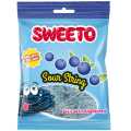 Bebeto Spaghetti Sour Blue Raspberry Soft Candy (80g). 
