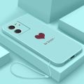 Xiaomi Redmi 13C 12C Luxury Cute Love Heart Casing Matte Liquid Silicon Back TPU Soft Case Cover. 