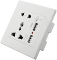 Universal Socket with USB Electric Wall Charger 2 Ports USB Outlet Power Home Charger Power Socket with USB Outlet AC 110V-250V. 