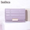 SeaGloca New Simple Korean Version Fashion Short Trifold Wallet for Woman. 