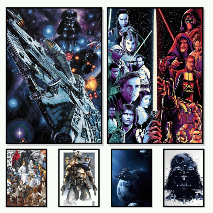 A3/A4%20Size%20Framed%20wall%20posters%20Star%20Wars%20Darth%20Vader%20Aesthetic%20Wall%20Decor%20posters%20-%20Image%205