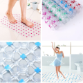 【WEJA】Rectangle PVC Anti-skid Bath Mats Soft Shower Bathroom Massage Mat Suction Cup Non-slip Bathtub Carpet Large Size. 