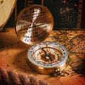 Directional Compass Christmas Style Glossy Rust-proof Compass Decor. 