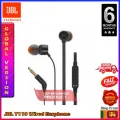 JBL T110 Wired Earphone Headset Branded for Music (Authentic JBL Serial can be verified on JBL Official Site). 