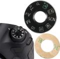 Canon EOS 6D Camera Function Mode Dial Turntable Label Top Cover Button Unit Inter Cap Plate Repair Kit for EOS. 