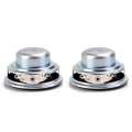 (QBNP) 2Pcs 40MM Mini Audio Portable Speakers 16 Core 4 Ohm 5W Full Range Rubber Side NdFeB Magnetic Speaker. 
