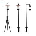 Camping Lantern Stand Lamp Pole Tripod Multifunctional Desktop Free Standing Hanging Light Holder Lantern Pole Hanger for BBQ Travel Fishing. 