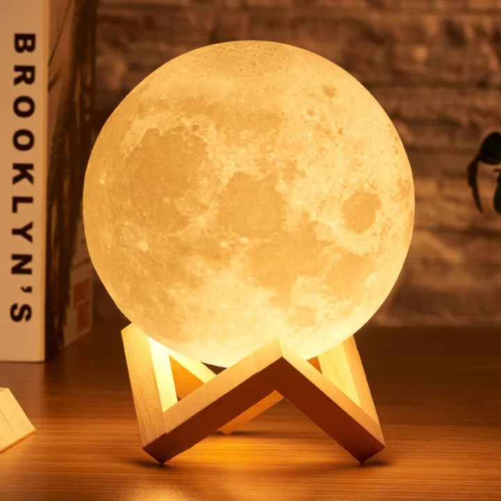 Rechargeable%203D%20Magical%20Moon%20Light%20Moon%20Lunar%20LED%20Night%20Light%20Lamp%20Touch%20Sensor%20Color%20Changing%20with%20Wooden%20Stand%20-%20Image%202