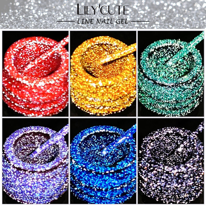LILYCUTE%20Reflective%20Glitter%20Liner%20Gel%20Nail%20Polish%20Gold%20Silver%20Semi%20Permanent%20Soak%20Off%20UV%20Graffiti%20Stripe%20DIY%20Painting%20Nail%20Gel%20-%20Image%206