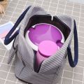 Portable Waterproof Women's Bag Thickened Small Cloth Bag Encryption Hand Bag New Mom Small Bag Mummy Lunch Bag Lunch Box Bag Canvas. 