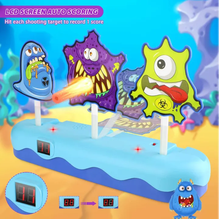 Monster%20Electronic%20Shooting%20Target%20Game%20Toy%20Set%20with%202%20Guns%20&%2030%20Soft%20Bullets%20%20Compatible%20with%20Nerf%20Guns%20-%20Image%203