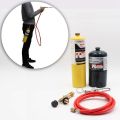 for Mapp Gas Turbo Torch Plumbing Turbo Torch with Hose for Solder Propane Welding Kit. 