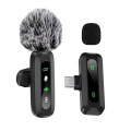 J3 Lapel Microphone USB Type-C Connector Noise Cancellation Mic A. 