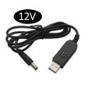 High Quality DC 5V to DC 12V USB Voltage Step Up Converter Cable For Fan Wifi Router Dongle Antenna, Satellite TV Receiver, Phone, ADSL, Fiber, Power Bank, Battery| Homezone| FM34H. 