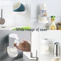 Multifunctional Bathroom Wall-Mounted Storage Rack / Automatic Hand Sanitizer Bottle Holder Base Sauce Condiment Rack. 