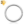 1Pc Surgical Steel Thin Small Nose Ring Hoop 0.8mm Cartilage Piercing Stud. 