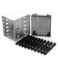 【France 】 Expansion Hard Cage Bracket for Computer Accessories with Space Detachable Hard Disk Tray Case. 
