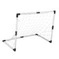 Soccer Practicing Net Gate Kids Soccer Training Gate Multi Functional Safety Portable Foldable Pump for Backyard. 