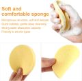 ​HIVEY Makeup Sponge 12 Pcs Set Striped Round Cosmetic Puff Magic Facial Cleaning Wash Pad Seaweed Water Absorption. 