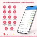Advanced 3D Digital Smart Body Scale, Bluetooth Enabled Body Weight Monitor with iOS and Android Compatibility, Health Tracking Analyzer. 