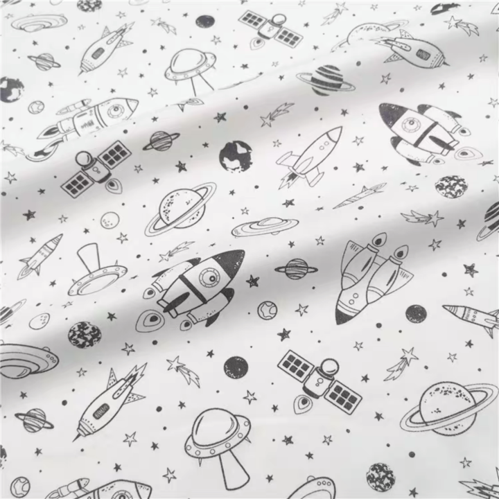 160cm*50cm%20Spacecraft%20Rocket%20Cotton%20Fabric%20Diy%20Bedding%20Apparel%20Dress%20Patchwork%20Fabric%20Kids%20Handwork%20Cloth%20Cotton%20Cloth%20-%20Image%203