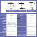 Xiaomi Konggu Umbrella Automatic Folding Sun Umbrella Sun Protection Umbrella Unisex Business Windproof Waterproof UV Parasol Sunshade UPF 50+ Umbrella. 