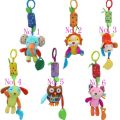 Baby Kids Rattles Toys Stroller Crib HanG-ing Soft Plush Toys Animal Doll Bell. 