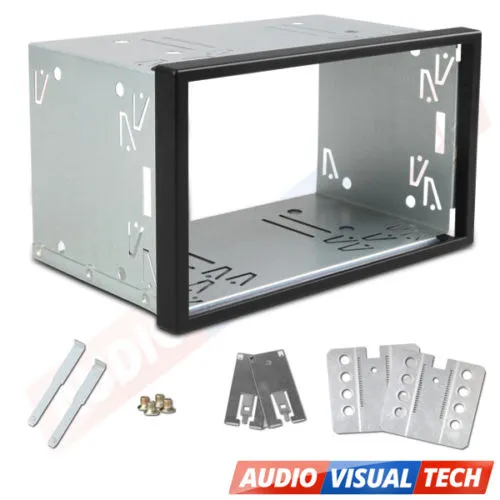 Tuning Unit Cage UNIVERSAL Motors Double DIN Stereo Headunit FITTING CAGE KIT Mounting ...