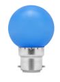 1W LED B22 Color Bulb (Green, Red, Blue, White, Yellow). 