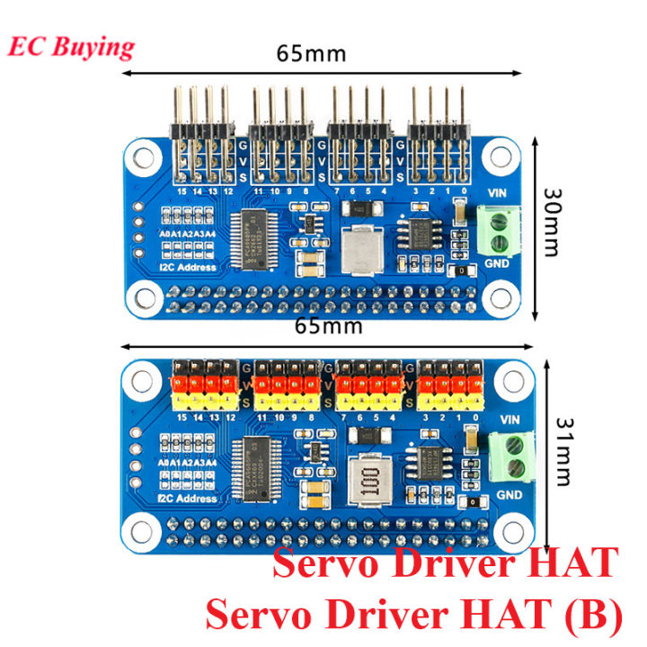 16 Channel Servo Driver Hat Pwm Servo Motor Driver Module Shield ...
