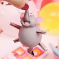 【chick】 Soft Rubber Inflatable Chicken Hippo Balloon Animal Stress Squeeze Prank Gift. 