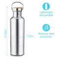 750Ml Large Capacity Stainless Steel Sports Bottle Leakproof Metal Water Bottle Environmental Water Bottle. 