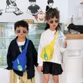 Cartoon Dinosaur Children Chest Bags Boys Girls Travel Crossbody Bag Adjustable Harness Cartoon Animals Kids Handsome Backpacks. 