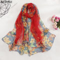 Hot Fashion Women Foulard Bandana Dot Scarf Chiffon Georgette Long Shawl Summer Scarf Sunscreen Elegant. 