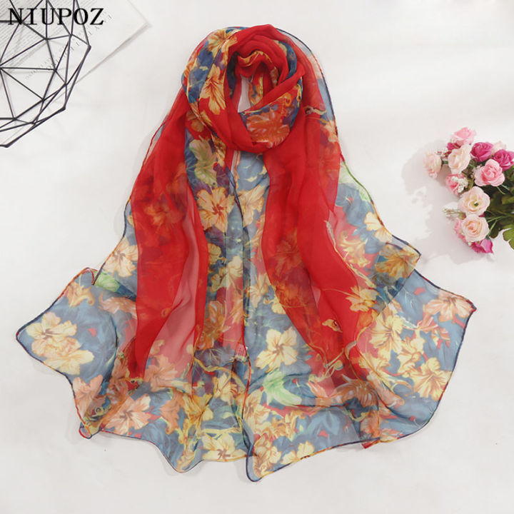 Hot%20Fashion%20Women%20Foulard%20Bandana%20Dot%20Scarf%20Chiffon%20Georgette%20Long%20Shawl%20Summer%20Scarf%20Sunscreen%20Elegant%20-%20Image%202