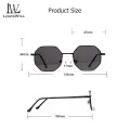 LouisWill Women Sunglasses Fashion Sunglasses Eyes Protection Sunglasses Ladies Sunglasses Irregular Polygons Glasses Female Eyewear Light Transmission Sun Glasses for Women. 
