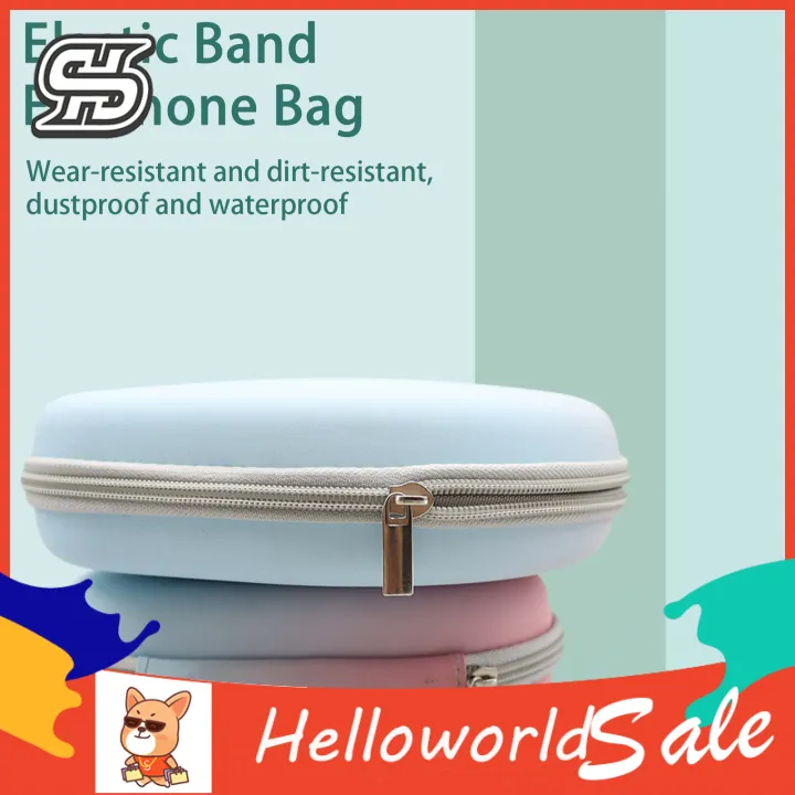 Helloworld%20Case%20%20Protective%20Hard%20Case%20for%20Edifier%20W820NB%20Headphones%20Mesh%20Layer%20Elastic%20Strap%20Waterproof%20Dustproof%20Earphone%20Case%20On-the-go%20Use%20-%20Image%203