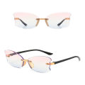 Girls Children Outdoor Glasses Cute UV Protection Eyewear Fashion Kids Rimless Sunglasses Butterfly Wings Frame Sunglass. 