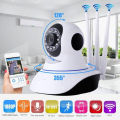 WiFi Wireless CCTV IP Camera PTZ Indoor 360 Rotatable 1080P 3 Antenna. 