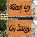 【Miga Plaza】Home Textiles Slip Outdoor Ndoor Come Doormat Welcome-Go Non Mat In Away 40x60cm Floor Home Textiles Plain Casual Branded Shirt For Men On Sale. 