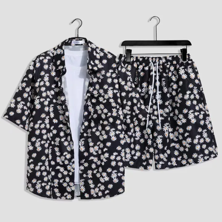 Summer%20Island%20Clothing%20Hainan%20Island%20Sanya%20Hawaii%20Printed%20Shirt%20Beach%20Suit%20Trendy%20Beach%20Pants%20Cool%20Seaside%20Style%20-%20Image%207